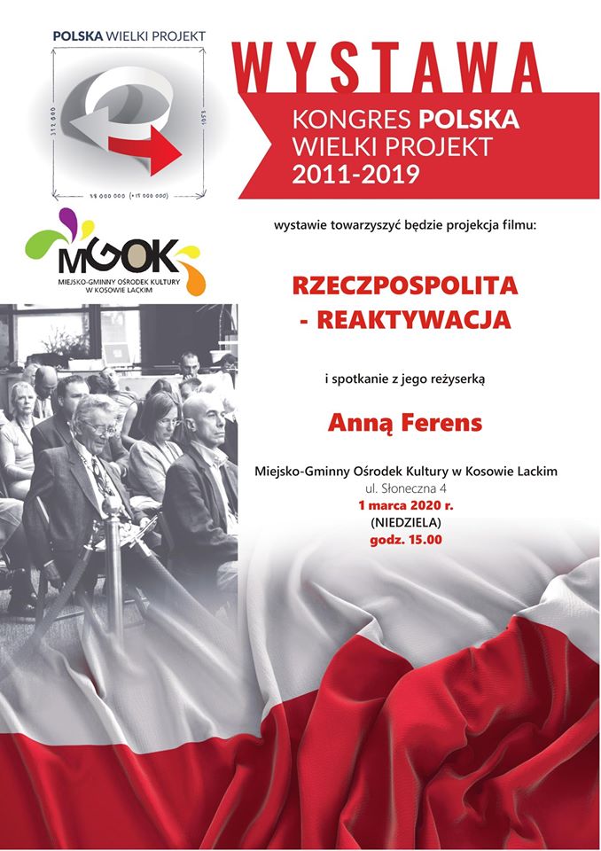 Plakat - Wystawa KONGRES POLSKA WIELKI PROJEKT 2011-2019