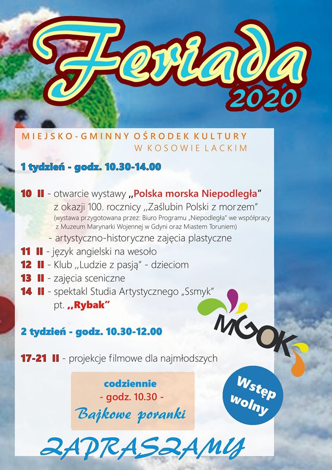 Plakat - Feriada 2020