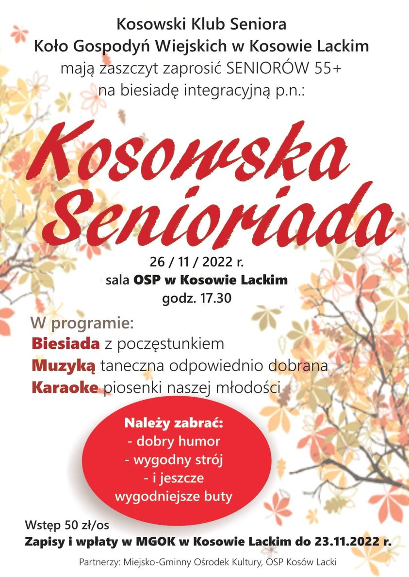 kosowska senioriada 2022