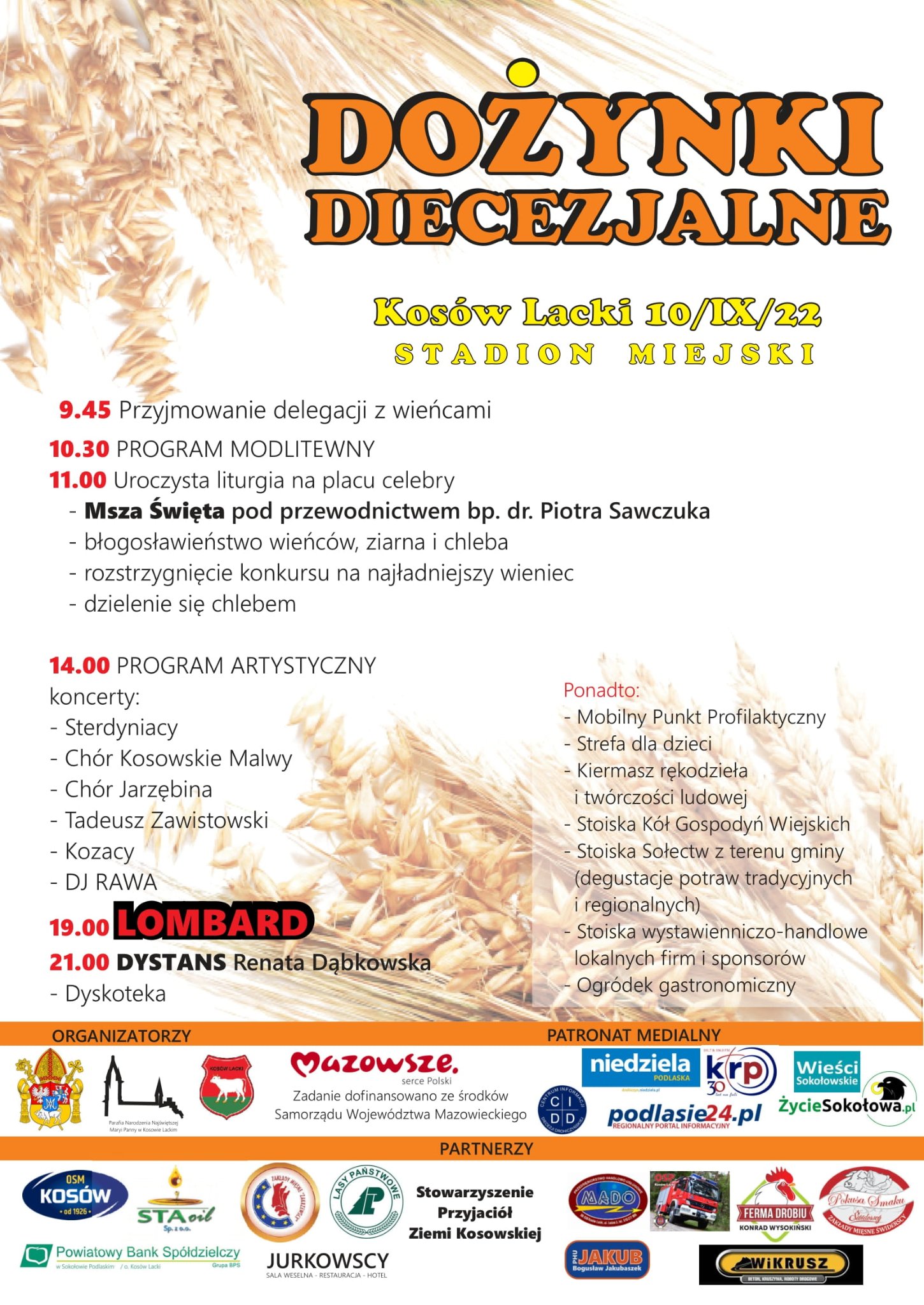 Dożynki Diecezjalne - plakat