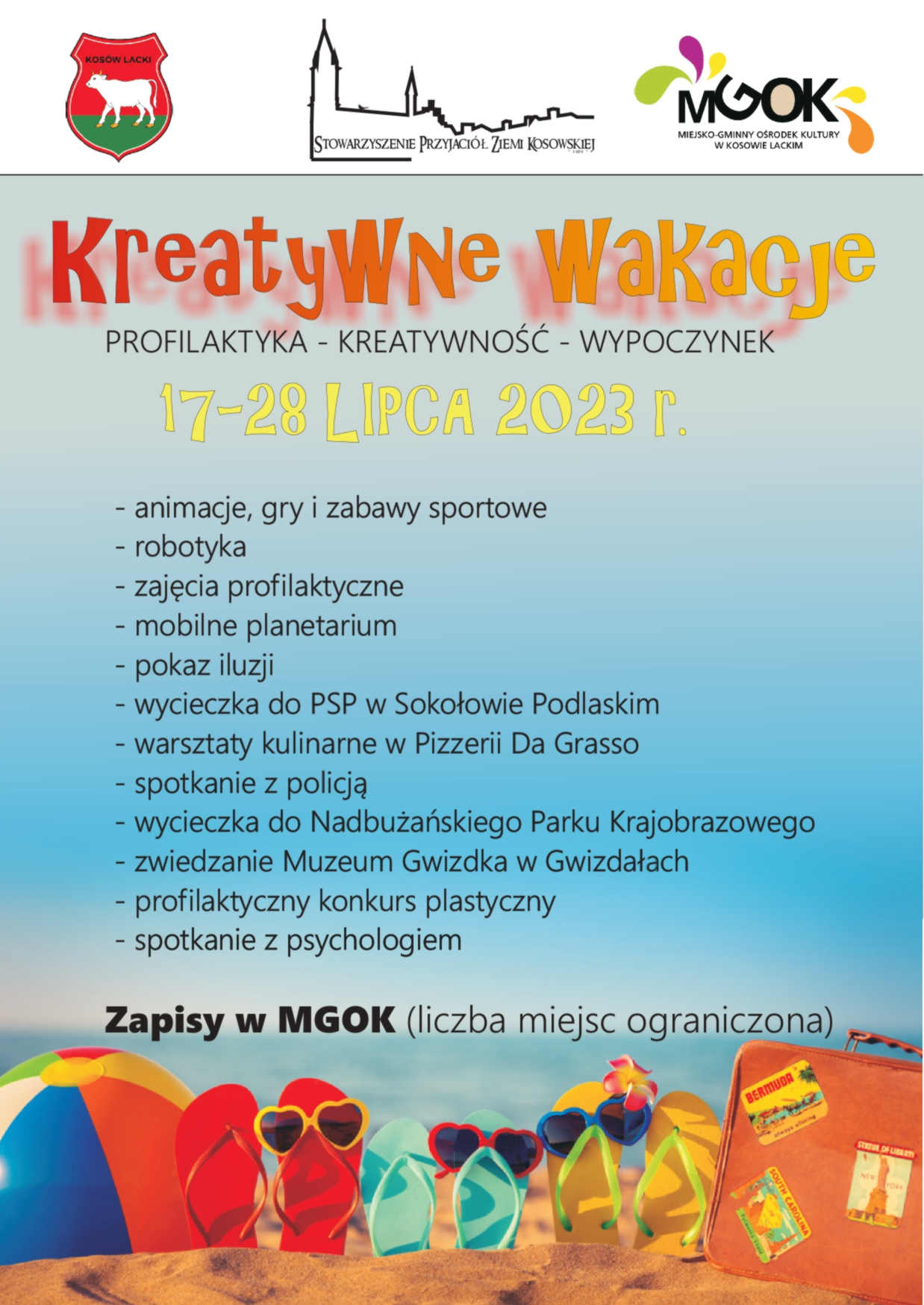 kreatywne wakacje mgok 2023