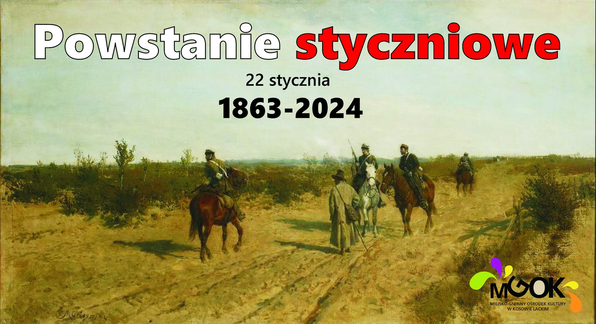 161. Rocznica wybuchu Powstania Styczniowego - plakat