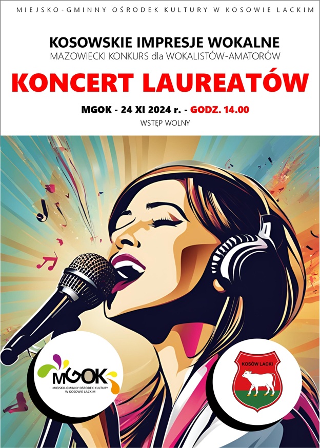 Kosowskie Impresje Wokalne 2024 - Gala laureatów - plakat