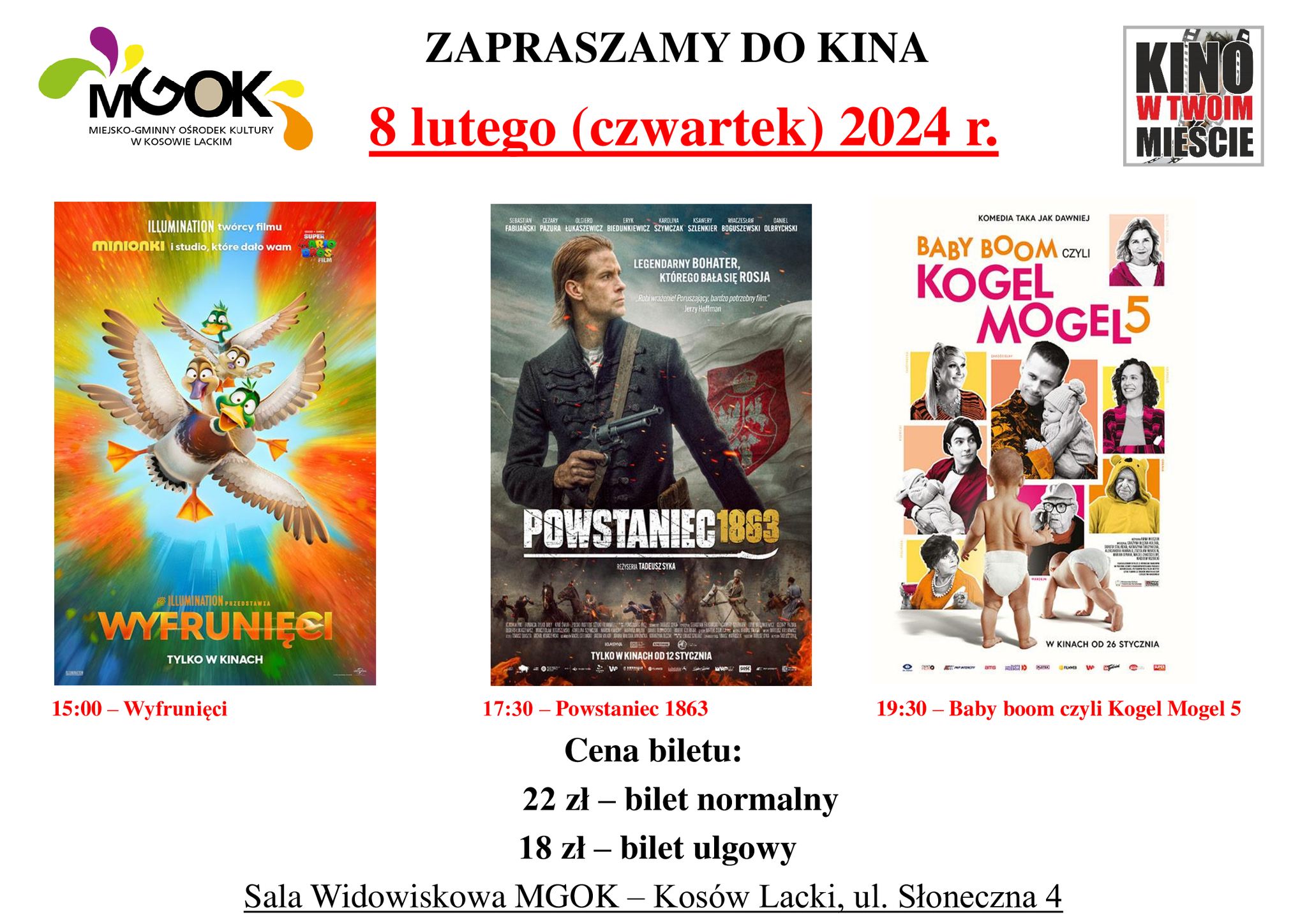 Kino w mgok luty 2024