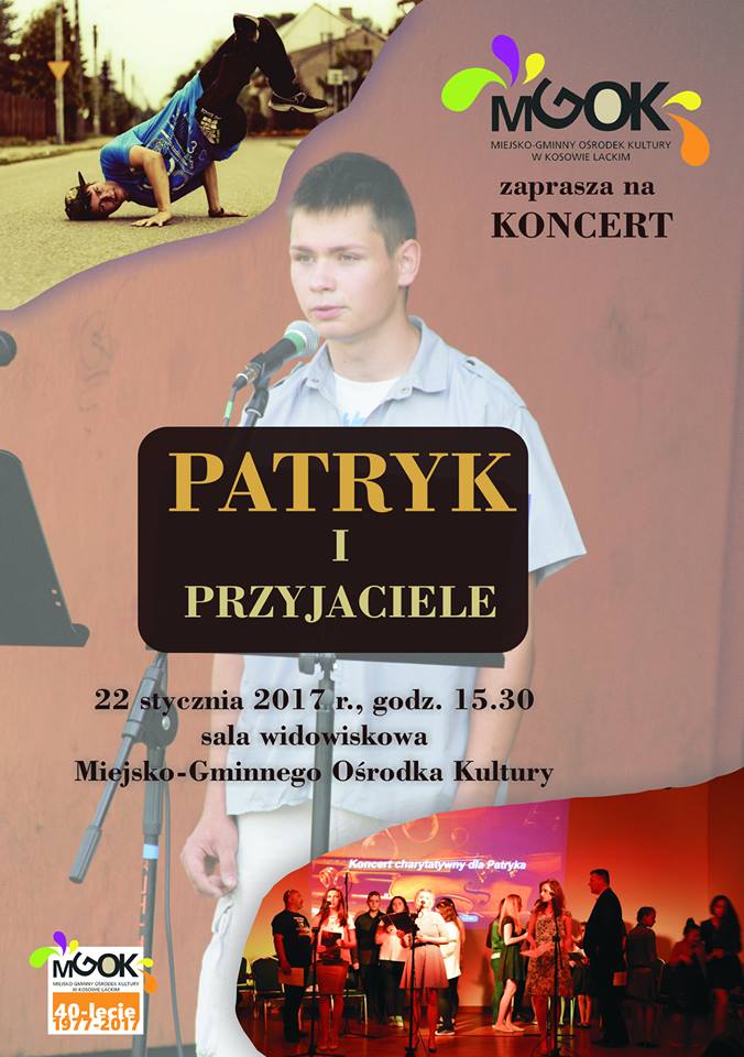 Plakat - Koncert "Patryk i Przyjaciele"