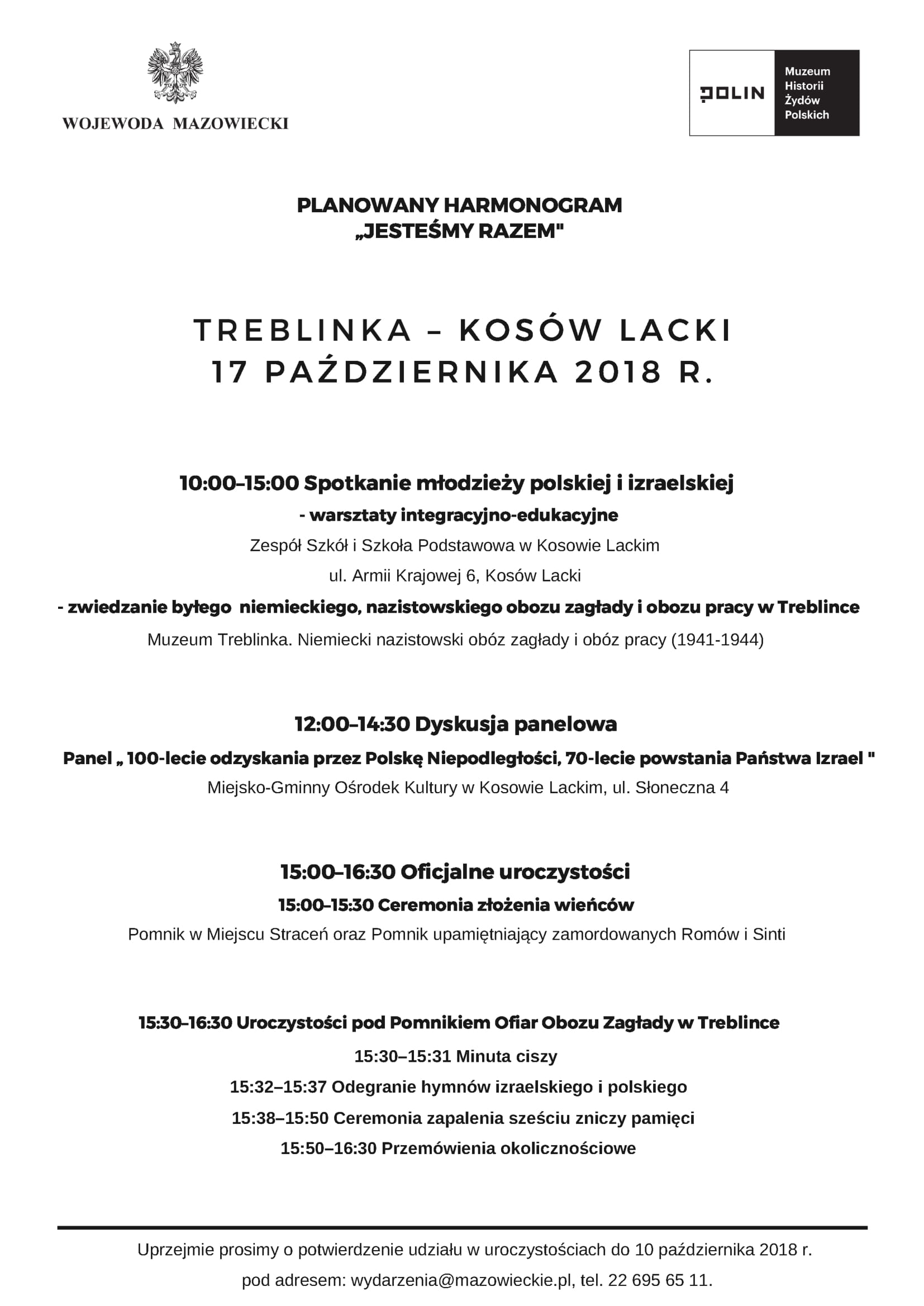 Plakat - Dziewiąta edycja międzynarodowego projektu "Jesteśmy Razem"