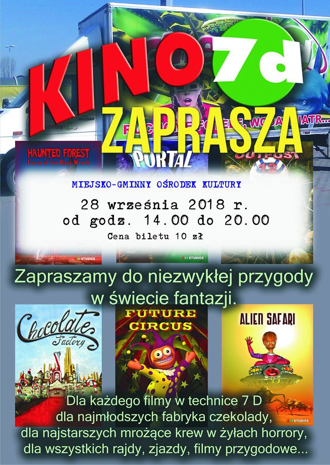 Plakat - Kino 7D w Kosowie Lackim