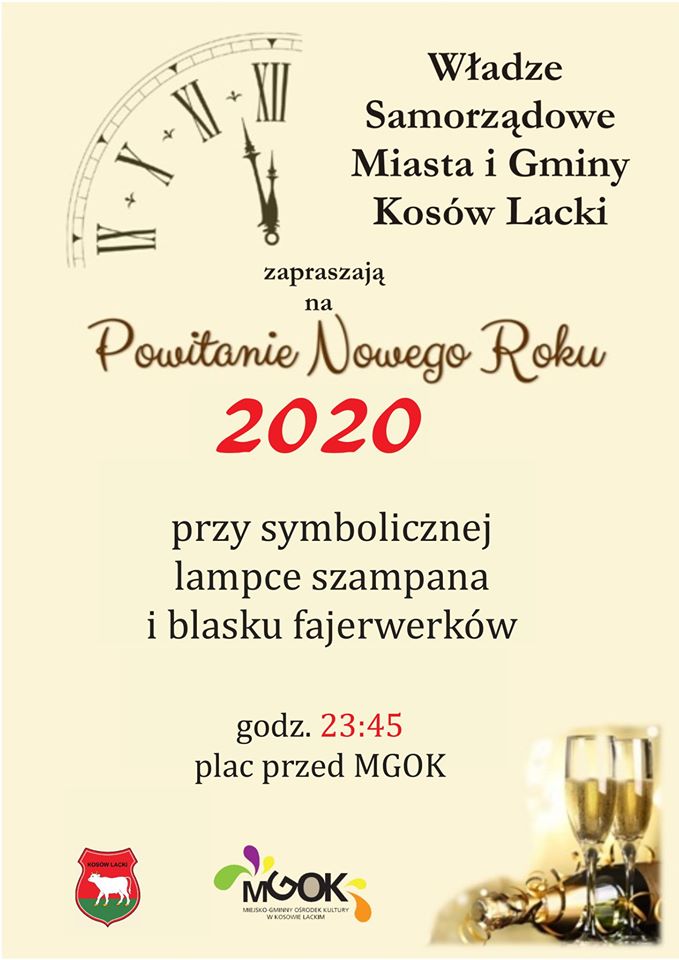 Plakat - Powitanie Nowego Roku 2020