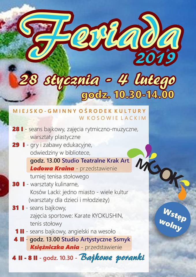 Plakat - Feriada 2019
