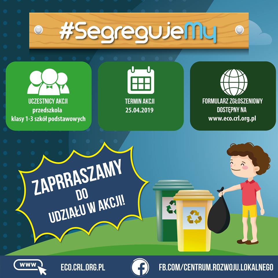 Plakat - Akcja edukacyjna #SegregujeMy