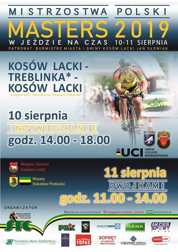Plakat - Mistrzostwa Polski MASTERS 2019