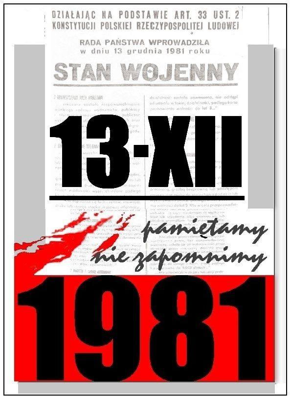 stan wojenny plakat