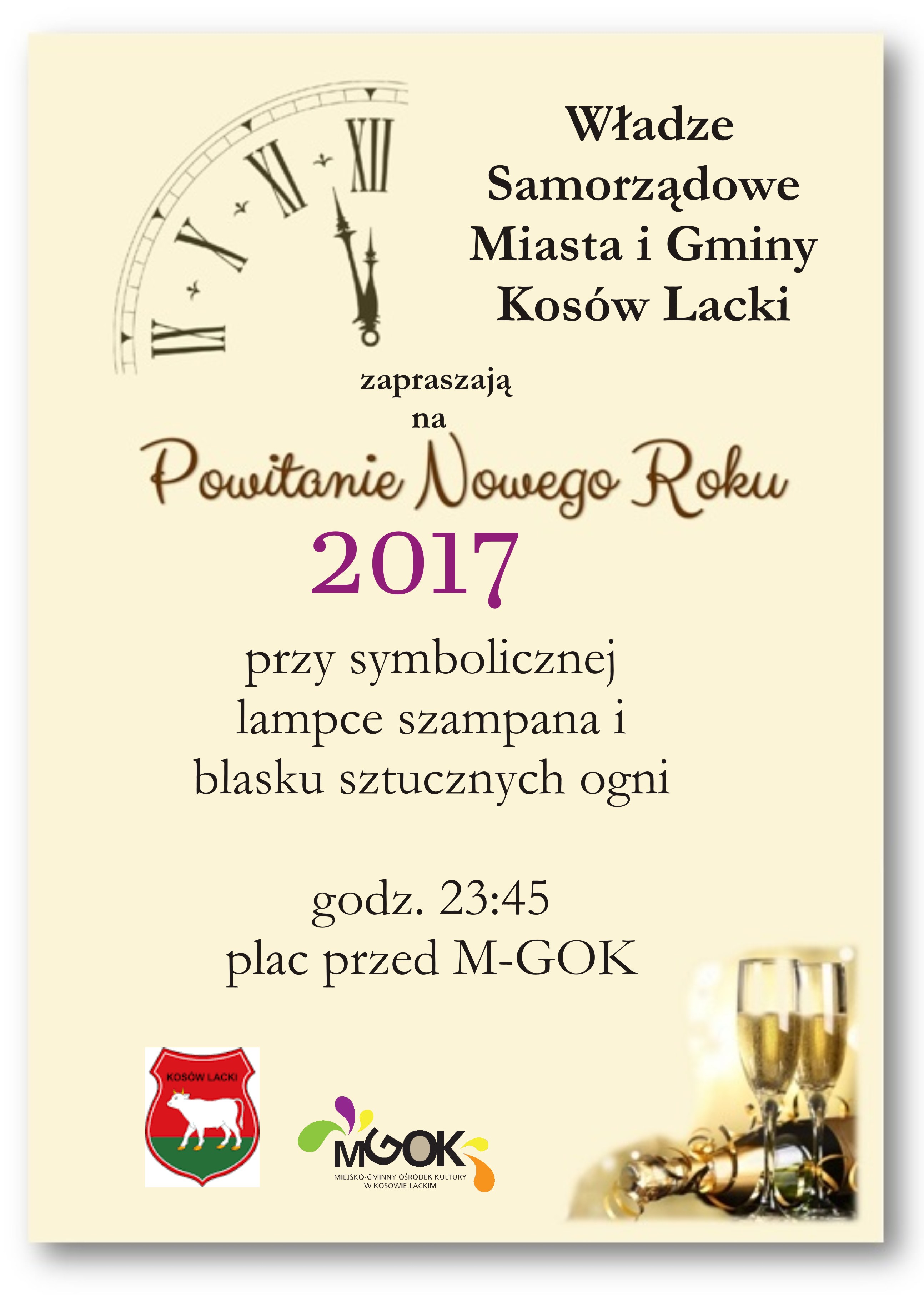 Plakat - Powitanie Nowego Roku 2017